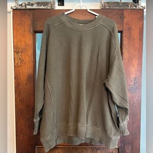 Aerie Olive Green Sweatshirt